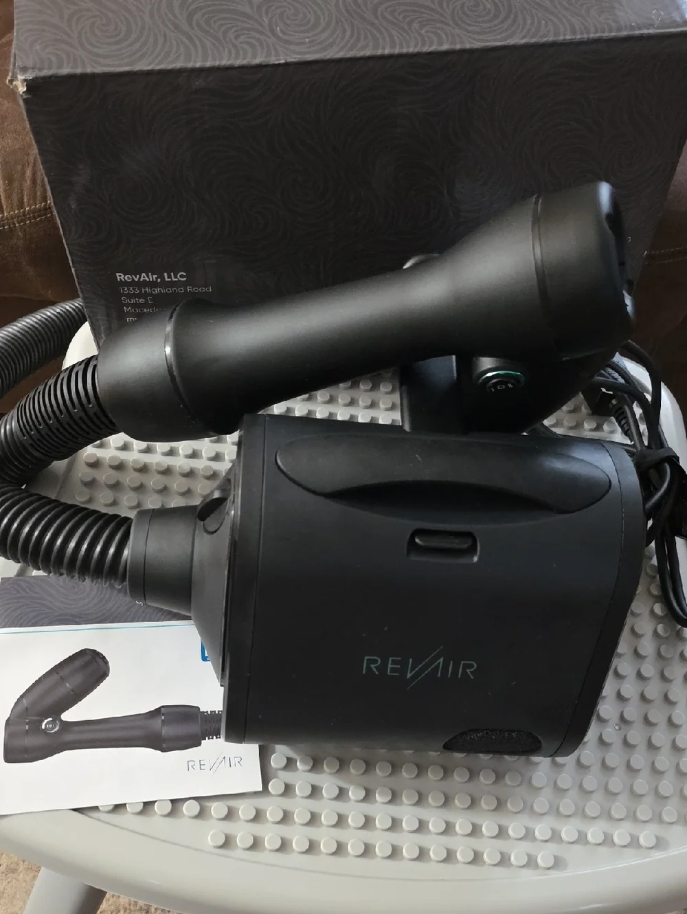 ReVair Professional Hair Dryer — Matte Black with Teal Logo - Picture 2 of 5